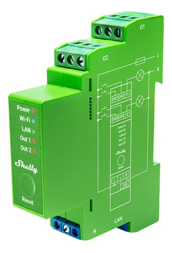 Shelly Pro Dimmer2pm Rele Wifi Domotica Home Assistant
