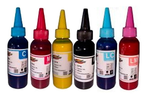 Tinta Para Sublimacion Para Epson 100 Cc 6 Colores (600ml)