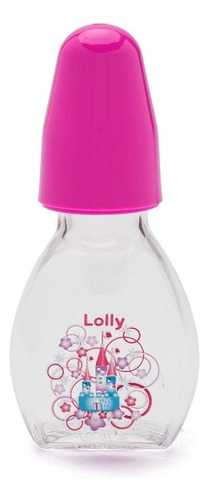 Mini Mamadeira Chuquinha Tip 50ml Bico R Rosa Lolly Castelo