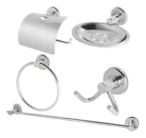 Comprar Jogo De Banheiro Utensílios Acessórios Com 5 Peças Aço Inox