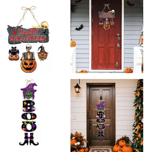 2x Enfeites De Papel De Halloween Para Pendurar Decorações