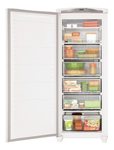 Imagen 3 de 3 de Freezer vertical Whirlpool WVU27 blanco 231L 220V