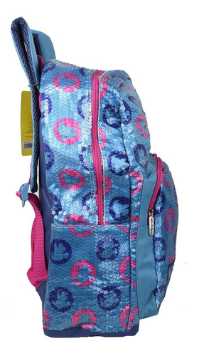 Mochila Primaria Escolar Juvenil Minnie Mouse - Disney Color Azul