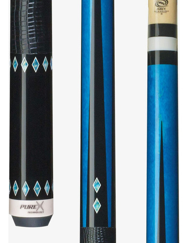 Purex Hxt32 - Taco Para Billar, Color Verde Azulado Y Diaman