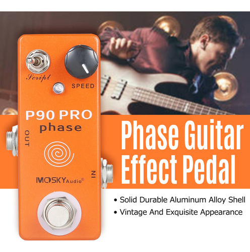 Pedal De Efeito Guitarra Pedal De Efeito Phaser Pedal Moskya