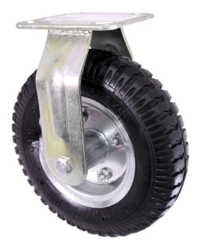 Llanta Neumatica, Rodachina 8'' Placa Fija Toolcraft Tc5321