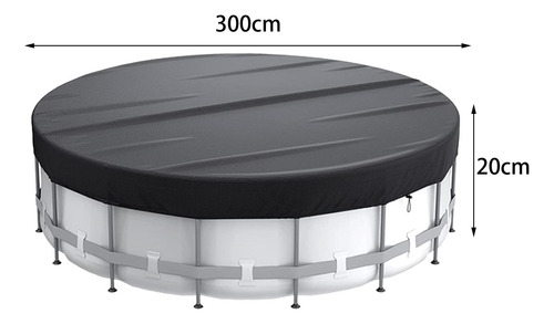 Tapa De Piscina Sobre El Suelo, Lona Para Tapa De 10 Pies