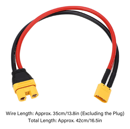 Adaptador As150u Hembra A Xt90, Conector De Cable De Silicon