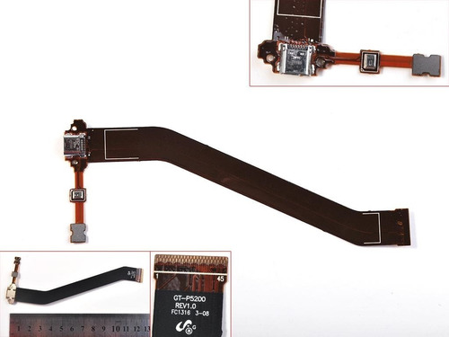 Imagen 1 de 2 de Flex Pin Carga Usb Samsung Galaxy Tab 3 P5200 1.0 Zona Norte