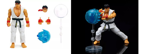 Set 4 Jada Street Fighter Ii Chun-li Ken Fei Ryu 15cm -nvos (Usado)