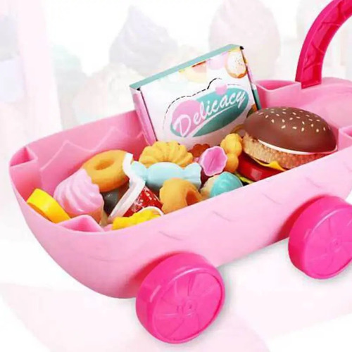 Mini Carrinho De Sorvete E Doces, Brinquedos Educativos Para