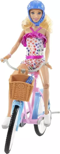 Boneca Barbie Ciclista com Bicicleta - Mattel