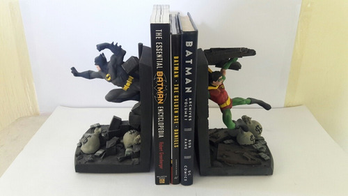 Batman Y Robin Portalibros Bookends Dc Direct 