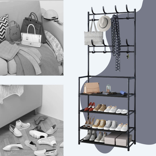 Zapatera Organizador Perchero Ecomlab Repisas Resistentes