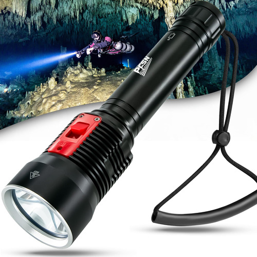 Linterna Buceo Luz Profesional 4000 Lumene Subacuatica Para