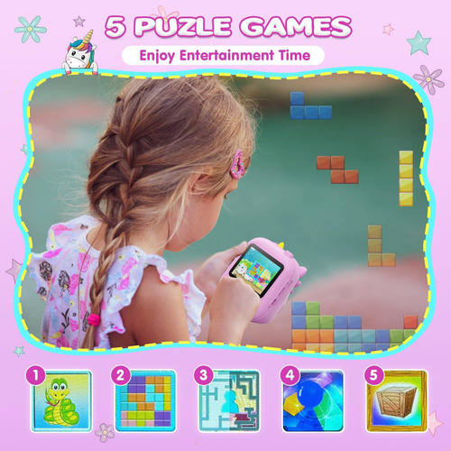 Cámara De Impresión Instantánea Camclid Kids De 12 Megapíxel
