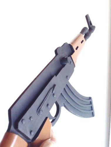 Ak 47 Tamaño Real  Madera Disfraz Cosplay Cs Go  