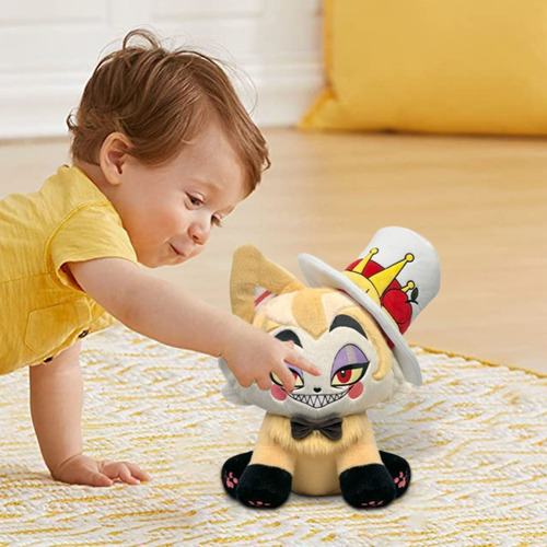 // Muñeca Peluche Husk Meow Hell Inn Lucifer Para Gatos