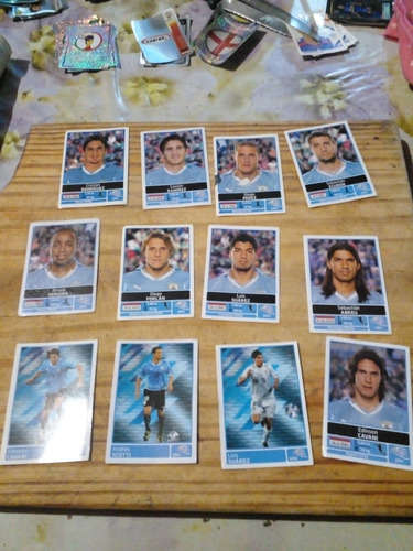 Lote De 21 Figuritas De Uruguay Copa América Argentina 2011