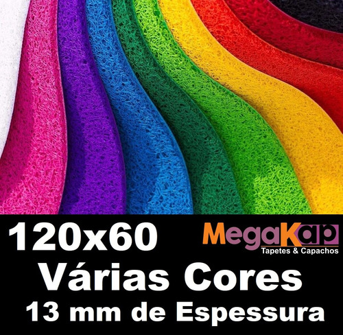 Capacho 2 Un 120x50 Tapete Vinil Anti Derrapante Empresa Cor Verde Desenho Do Tecido -