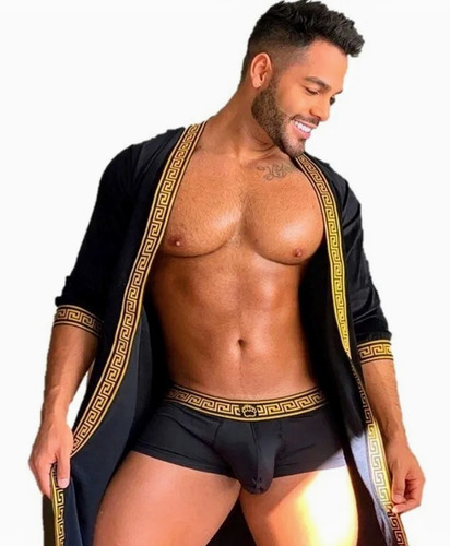 Sexy Bata Para Dormir Zuppo Underwear Ropa Moda Hombre 