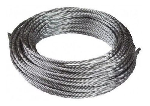 Cable Rienda De Acero Galvanizado 6mm Torres Rollo 200m 