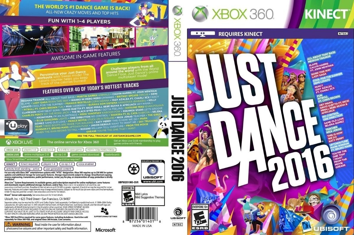 Коды в игру танцуй. Just Dance 2016 Xbox 360 Kinect. Xbox 360 Kinect just Dance. Just Dance 2018 диск для Xbox 360. Just Dance Xbox 360 обложка.