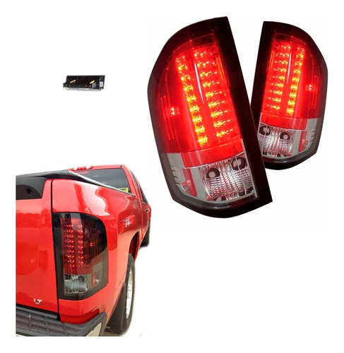 Calaveras Gmc Silverado/ Cheyenn Leds Rojas 12-13 Precio Par