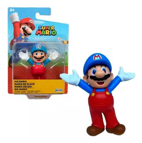 Boneco Super Mario Candide Ice Mario 6cm