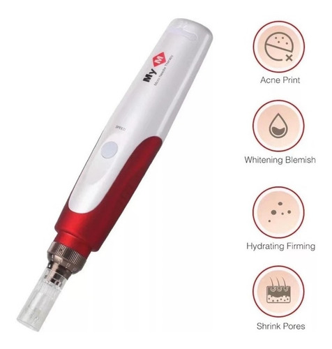 Imagen 3 de 4 de Equipo Dermapen Mym Tratamiento Belleza Facial +10 Cartuchos
