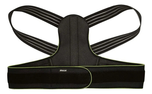 Corretor Postural C/ajuste Triplo P Preto B060086-a - Mercur