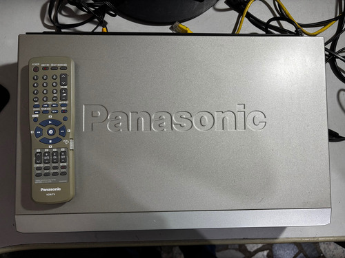 Vídeo Cassete Panasonic Nv-fj615 7head Hi-fi Top De Linha ! Prateado (Usado)