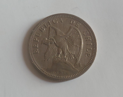 Moneda Chilena De 1 Peso Año 1940 (Usado)