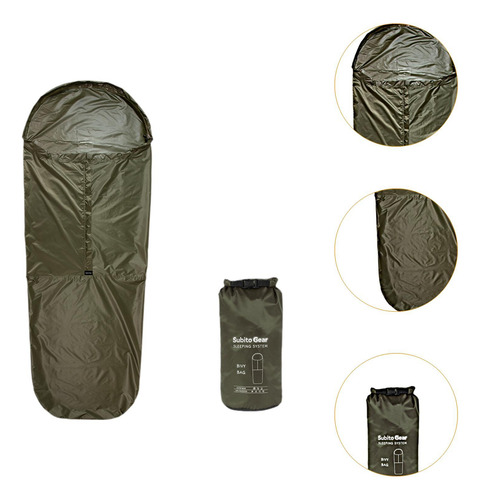 Funda Para Saco De Dormir, Saco Vivac Impermeable, Saco De
