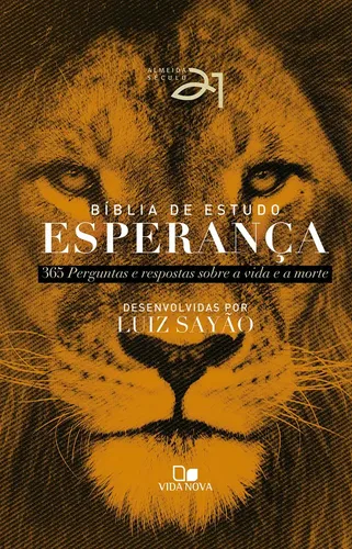 Bíblia de estudo Esperança - Capa dura - Leão - Edições Vida Nova
