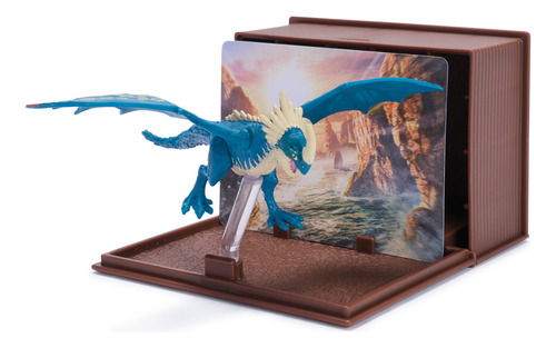 Dreamworks, Dragons, How to Train Your Dragon, Universo de Berk: Set del Libro de los dragones, 3 dragones coleccionables y cartas con soportes de exhibición para niños a partir de 4 años