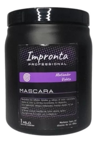 Mascara Matizadora Violeta X 1000ml -  Impronta 