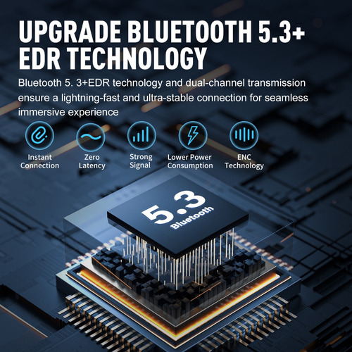 Auriculares Inalámbricos Tws, Bluetooth 5.3, Enc 4 Micrófons