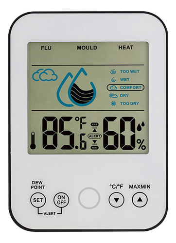 Medidor Digital De Temperatura Y Humedad Con Consejos De Com