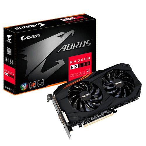 Placa Video Amd Ati Radeon Gigabyte Rx 580 4gb Aorus Mexx