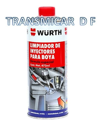 Limpiador De Inyectores Wurth Para Boya 415ml 1pza