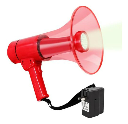 Megáfono Impermeable De 40w, Compatible Con Flashlight Pro, 