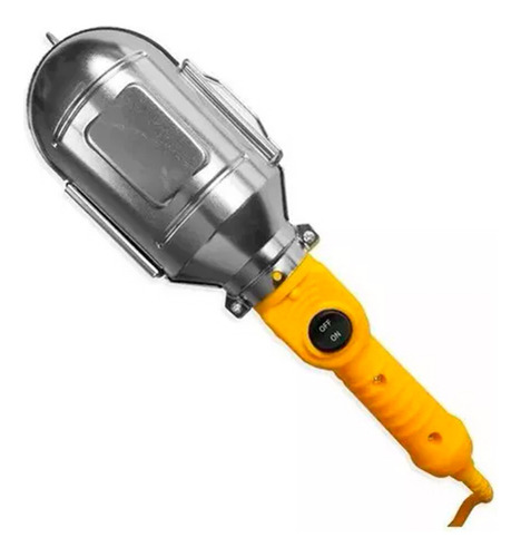 Lámpara Portátil Mecánico Extensión + Interruptor 10 Metros