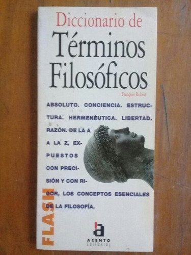 Diccionario De Términos Filosóficos Acento Editorial
