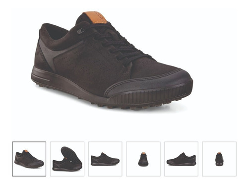 Imagen 2 de 7 de Golf Center Zapato Ecco Street Retro Black Impermeable T43