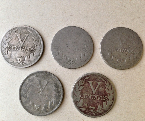 Monedas De 5 Centavos Colombia 1935, 1946