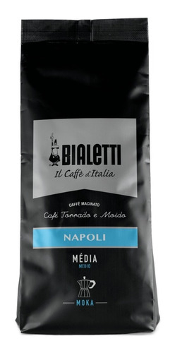 Imagem 1 de 3 de Café Napoli Para Moka - 250g - Bialetti