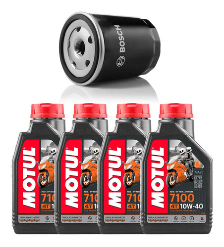 Kit Mantencion Vstrom 1000 Aceite Motul + Filtro Bosch