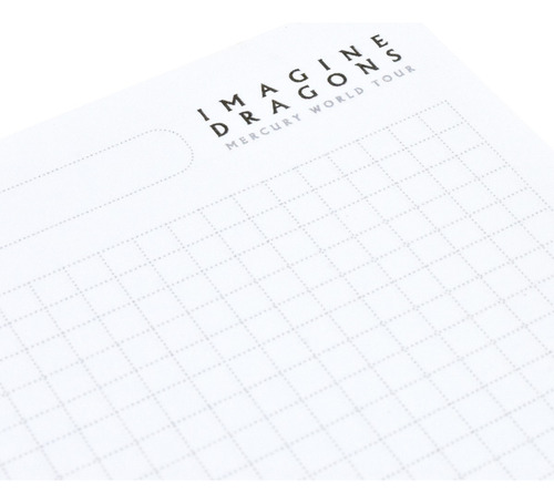 Libreta Imagine Dragons Edición Mercury World Tour