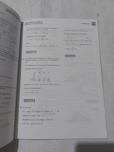 Libro Examen De Admisión Uni 95-2 Ocad (Usado)
